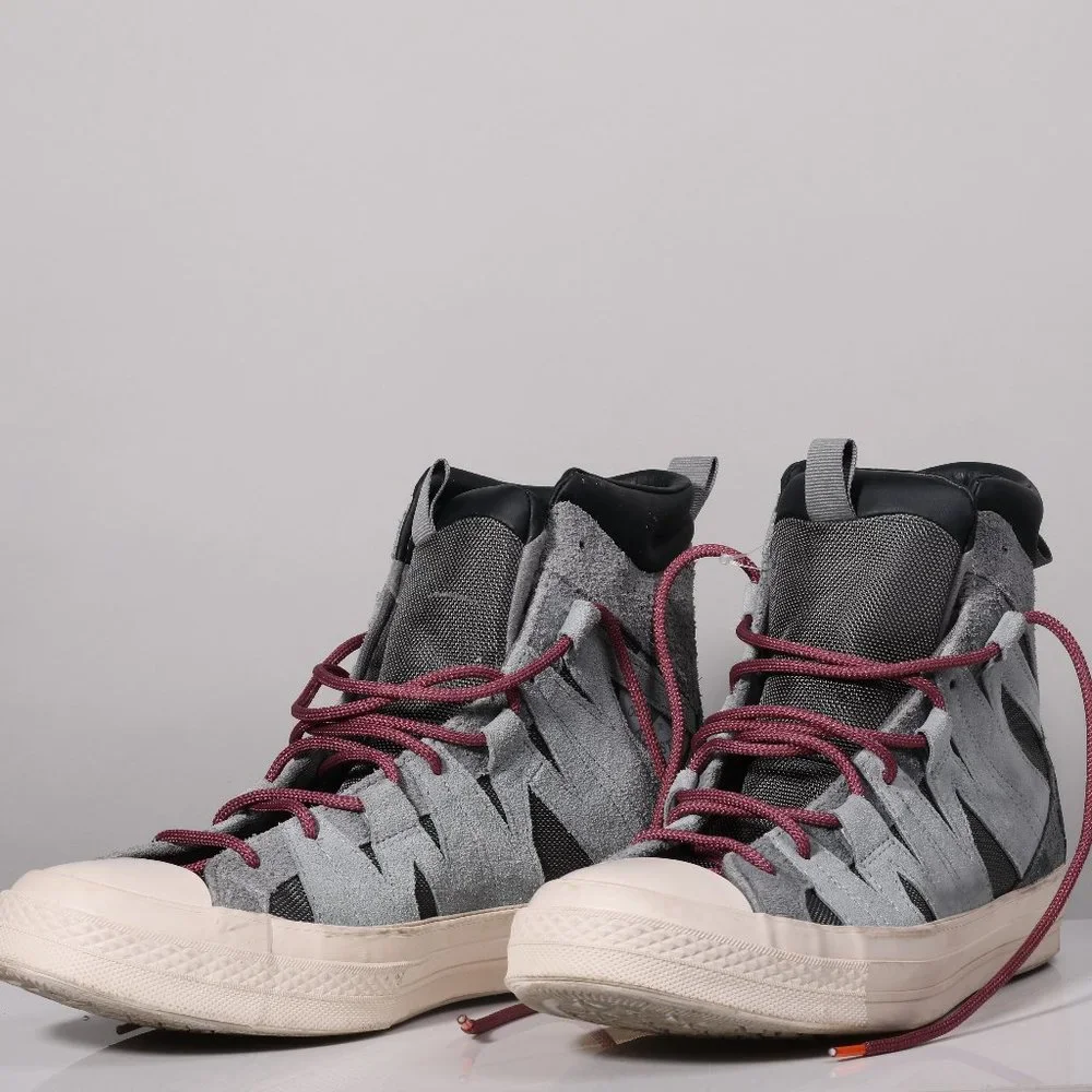 Navy & Purple Chuck 70 Escapism Hi Sneakers - Picture 2 of 5